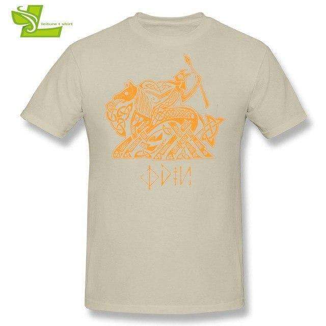 VIKING LAIR T-Shirt Natural / XS Odin Vikings Shirt