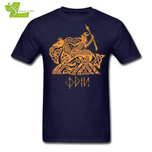 Load image into Gallery viewer, VIKING LAIR T-Shirt Navy / XS Odin Vikings Shirt