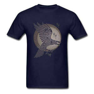 VIKING LAIR T-Shirt Navy / XS Short Sleeve Raven Vikings T-shirt