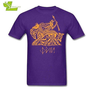VIKING LAIR T-Shirt Purple / XS Odin Vikings Shirt