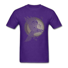 Load image into Gallery viewer, VIKING LAIR T-Shirt Purple / XS Short Sleeve Raven Vikings T-shirt