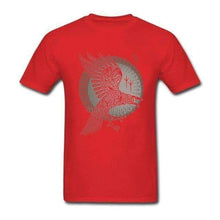 Load image into Gallery viewer, VIKING LAIR T-Shirt Red / XS Short Sleeve Raven Vikings T-shirt
