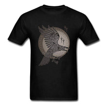 Load image into Gallery viewer, VIKING LAIR T-Shirt Short Sleeve Raven Vikings T-shirt