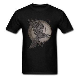 VIKING LAIR T-Shirt Short Sleeve Raven Vikings T-shirt