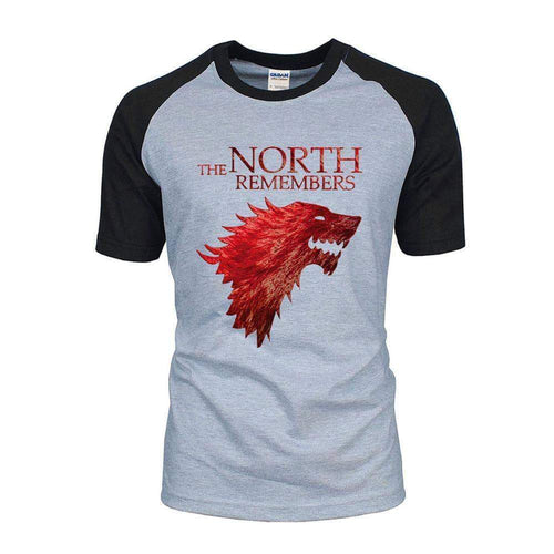 VIKING LAIR T-Shirt The North Remembers Raglan Shirt