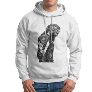 VIKING LAIR White / L(US)/3XL King Ragnar Lothbrok Vikings Hoodie
