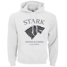 Load image into Gallery viewer, VIKING LAIR white / S House Stark Winter Is Coming Hoodie