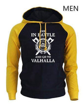 Load image into Gallery viewer, VIKING LAIR yellow black / M New Design Viking Pullover Hoodie