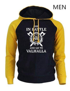 VIKING LAIR yellow black / M New Design Viking Pullover Hoodie